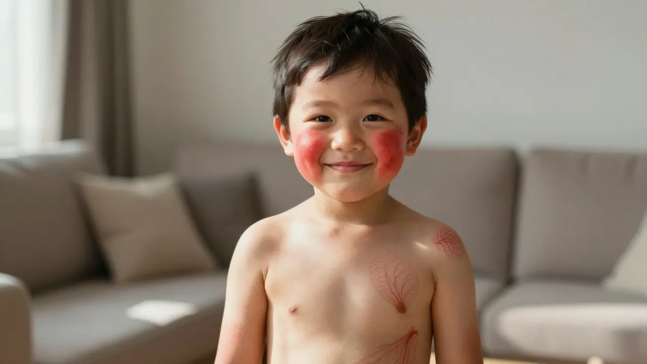 Jak vypadají jaterní skvrny u infekčního erytému? Průvodce pro rodiče