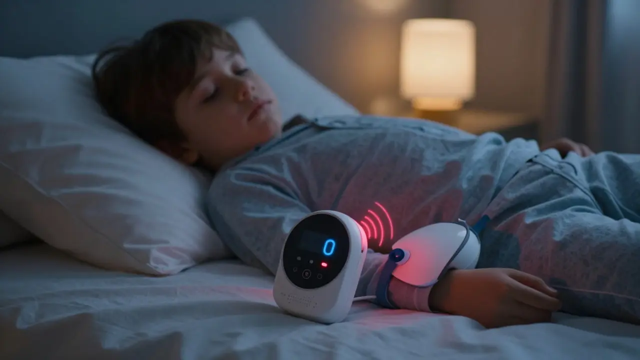 Alarmový systém probouzí dítě během spánku