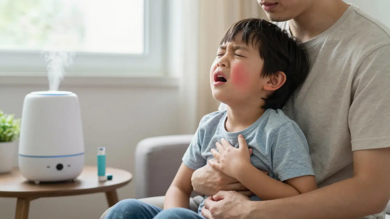 Co způsobuje dušnost u dětí?