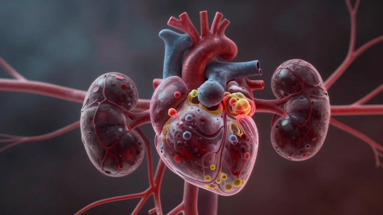 Transparenční toxin se šíří krví a poškozuje srdce, ledviny a nervy v lidském těle.