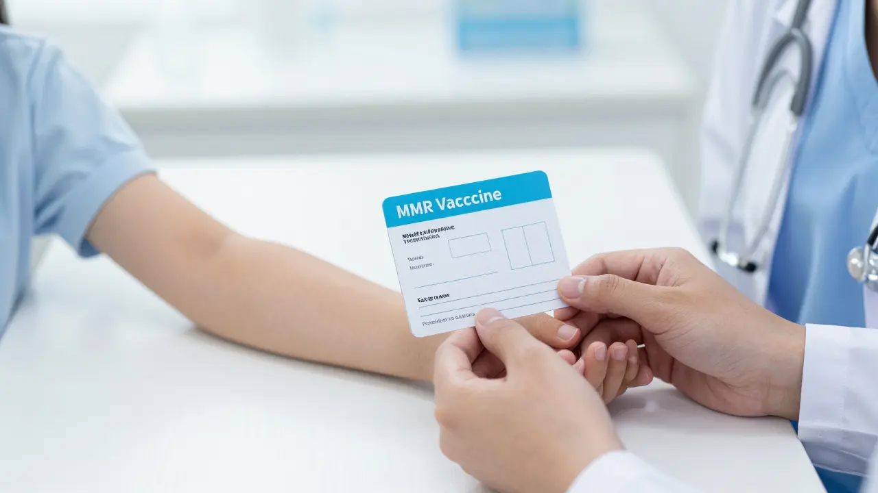 Pediatr a dítě při kontrole očkovací průkazky